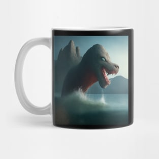 AI generated Sea Groundhog creature nightmare Mug